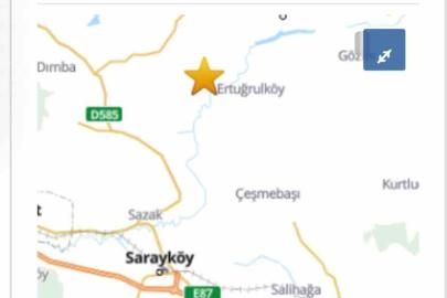 Denizli’de 4.1 büyüklüğündeki artçı deprem korkuttu