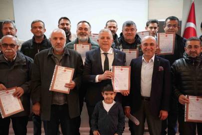 Dev projede tapular teslim edildi