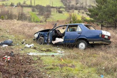 Domaniç-Tavşanlı kara yolunda trafik kazası: 2 yaralı