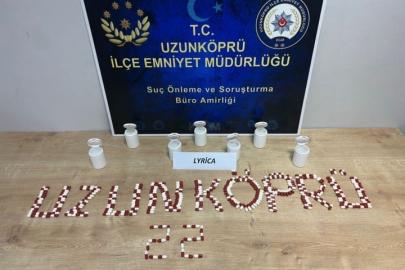 Edirne’de 339 adet uyuşturucu hap ele geçirildi