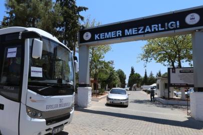 Efeler’de mezarlıklara ücretsiz araç kaldırılacak