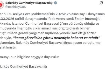 Ekrem İmamoğlu, hakkında "hakaret ve tehdit" suçlarından soruşturma başlatıldı