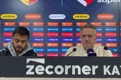 Erling Moe: "Hakem kararları noktasında şanslı olan taraf değildik"