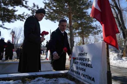 Erzurum Karskapı Şehitliğinde 111 yıllık hüzün ve coşku bir arada