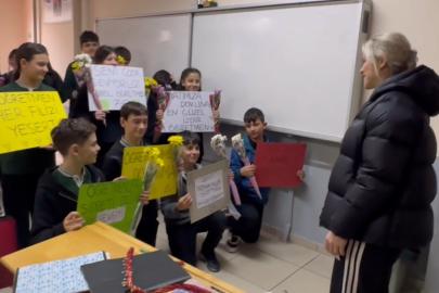 Fatma Nur öğretmenin anısına kendi öğretmenlerini mutlu ettiler