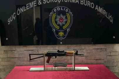 Gaziantep’te 1 adet tüfek ile 21 adet fişek ele geçirildi: 1 gözaltı