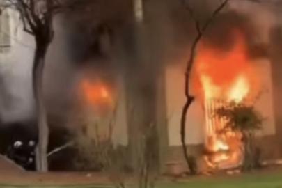 Gaziantep’te caminin bodrum katında korkutan yangın