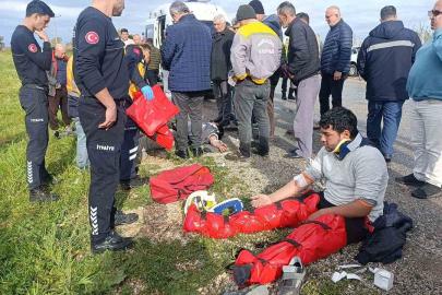 Gelen telefonla şantiyeye geri dönmek için ani manevra yaptı, muhtemel faciadan dönüldü