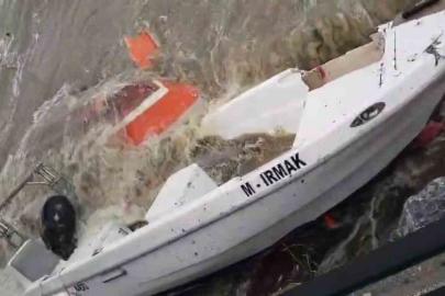 Gemlik ve Kumla’yı lodos vurdu, çok sayıda tekne battı
