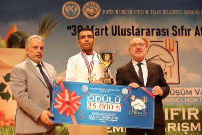 Genç şef adayları ödüllerini aldı