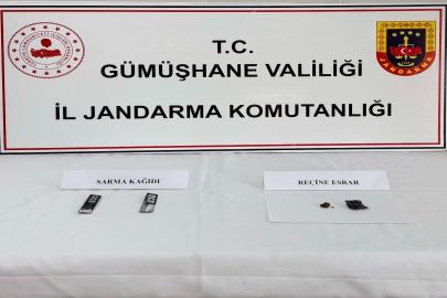 Gümüşhane’de uyuşturucu operasyonu