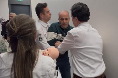 Hastanede film gibi tatbikat