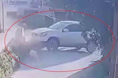 Hatay’da motosiklet sürücüsünün öldüğü kaza anı kamerada