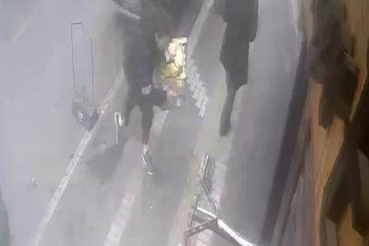 Hayrabolu’da beton dubaya takılan vatandaşın zor anları kamerada