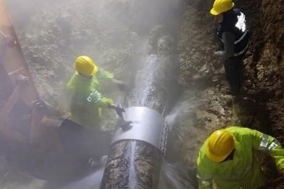 Hızlı müdahale su kesintisini önledi