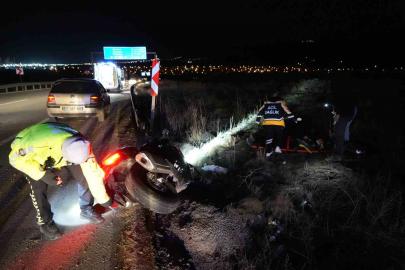 İki motosiklet çarpıştı: Dayı-yeğen yaralandı