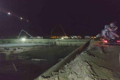 İnşaatta yaklaşık 7 metre yükseklikten düşen işçi yaralandı