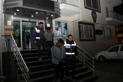 İnşaattan hırsızlık yapan 2 şüpheli tutuklandı