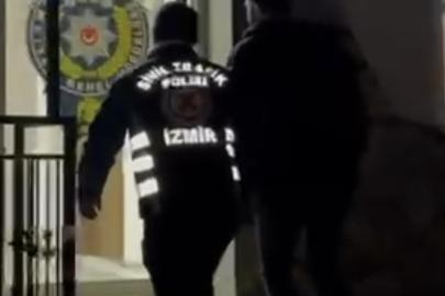 İzmir’de drift yaparken dükkana çarpan sürücü yakalandı