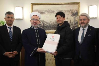 Japon gezgin Gaziantep’te müslüman oldu