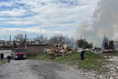 Kahramanmaraş’ta iş yeri yangını