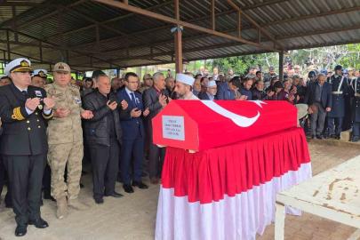 Kalp krizi geçiren asker son yolculuğuna uğurlandı