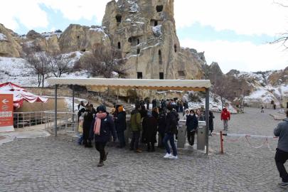 Kapadokya 3 günlük bayram tatilinde 57 bin 988 ziyaretçiyi ağırladı