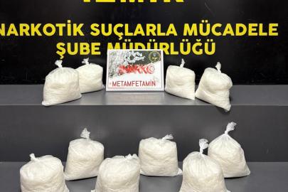 Kargo gönderisinde 9 kilonun üzerinde uyuşturucu ele geçirildi