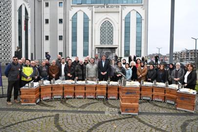 Kartepe’de üreticilere arıcılık ve ekipman desteği sağlandı