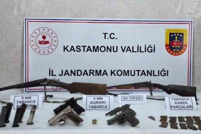 Kastamonu’da kaçak silah operasyonu