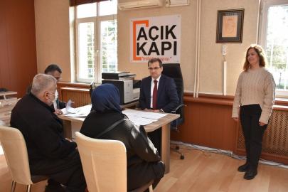 Kaymakam Güldoğan, ‘Açık Kapı’da vatandaşların sorunlarını dinledi