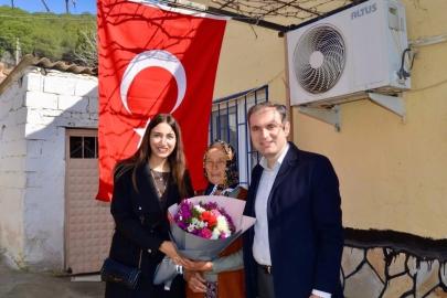 Kaymakam Murat Mete’den şehit annesine ziyaret