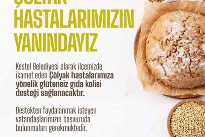 Kestel Belediyesi’nden Çölyak hastalarına glütensiz gıda desteği