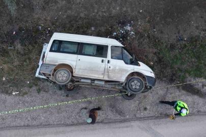 Kırıkkale’de işçi servisi kamyonla çarpıştı: 5 yaralı