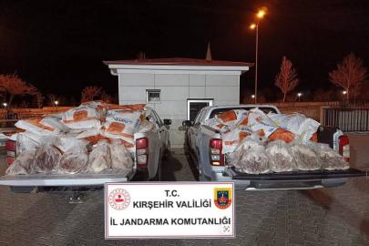 Kırşehir’de 1 ton 200 kilo kaz eti ele geçirildi