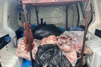Kırşehir’de 340 kilogram bozulmuş et ele geçirildi