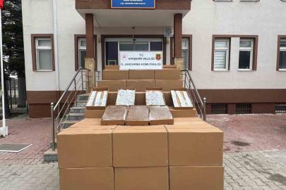 Kırşehir’de 4 milyon 95 bin TL’lik kaçak makaron ele geçirildi