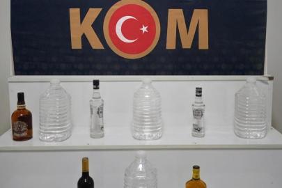 Kırşehir’de kaçak alkol ele geçirildi
