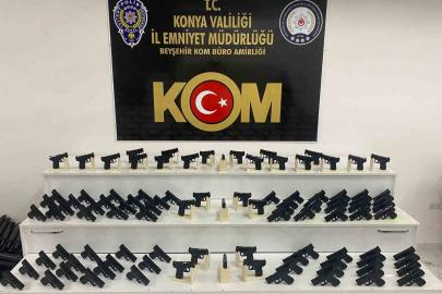 Konya polisinden silah kaçakçılarına operasyon