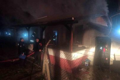 Konya’da bağ evinde yangın paniği