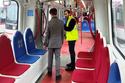 Koruma altındaki çocuğun şoförlük hayali vatmanlıkla taçlandı