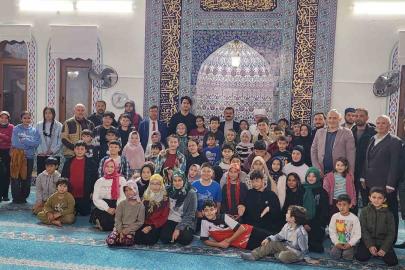 Köyceğiz’de çocuklar teravihte buluştu