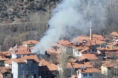 Köyde kurulan yangın vanaları muhtemel bir felaketi önledi