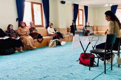 Kur’an kursu kursiyerlerine SAHA eğitimi verildi