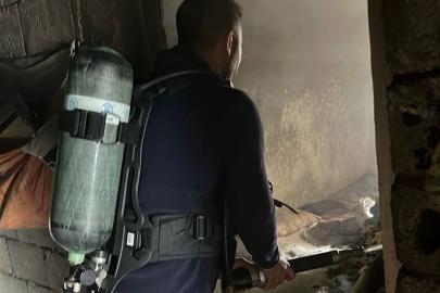 Kurtalan’da ev yangını