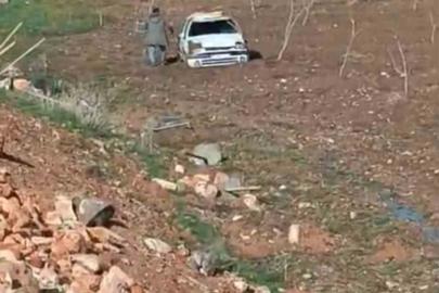 Kurtalan’da otomobil tarlaya uçtu: 1 yaralı