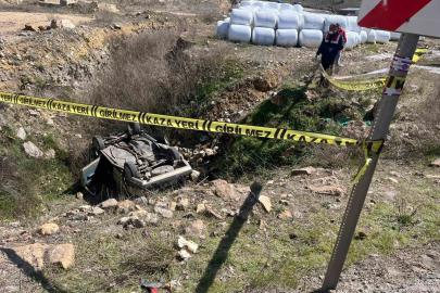 Kütahya feci kaza: 2 ölü, 1 yaralı