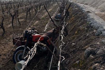 Manisa’da sepetli motosiklet üzüm bağına uçtu: 1 ölü