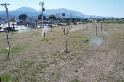 Manisa’da yeşil alanlarda akıllı sulama dönemi başladı