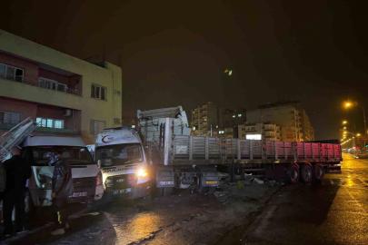 Mardin’de zincirleme trafik kazası: 4 yaralı